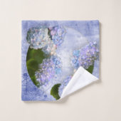 Hydrangeas Badhandtuch Set (Waschlappen)