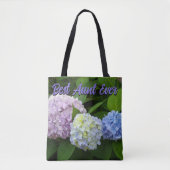 Hydrangeas, beste Tante aller Zeiten Tasche (Vorderseite)