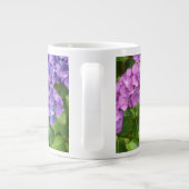 Hydrangeas, Blau, Rosa, Mauve, grüne Blätter Jumbo-Tasse (Rückseite)