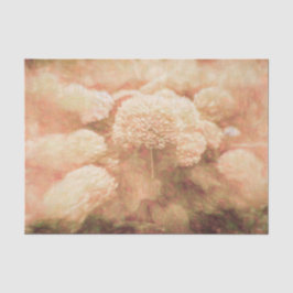 Hydrangeas Blauer Sepia Blush Pink Vintag Seidenpapier