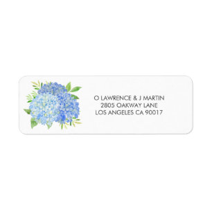 Hydrangeas Blue Floral Wedding