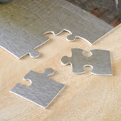 Hydrangeas Blue Mason Jar Floral Fotografie Puzzle (Seite)