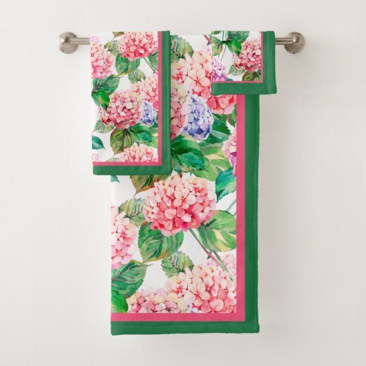 Hydrangeas-Blume Badhandtuch Set (Insitu)