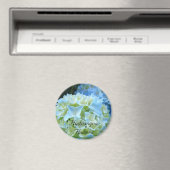 Hydrangeas-Blume-Magnet Blue Hydrangeas Floral Magnet (In Situ (Geschirrspüler))