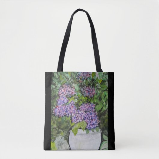 Hydrangeas-Blume Totbeutel Tasche (Vorderseite)