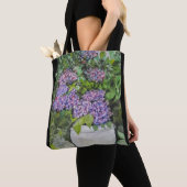 Hydrangeas-Blume Totbeutel Tasche (Von Nahem)