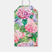Hydrangeas-Brautparty Geschenkanhänger (Rückseite)
