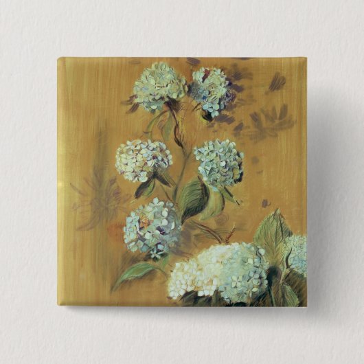 Hydrangeas Button (Vorderseite)