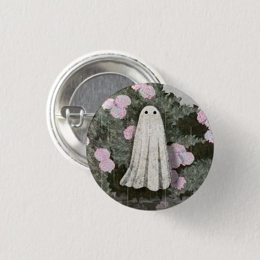 Hydrangeas Button (Vorne & Hinten)