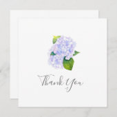 Hydrangeas Dankeskarte (Vorne/Hinten)