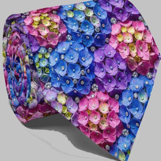 Hydrangeas & Diamonds | Brautmode und Event-Hals S Krawatte