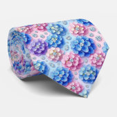 Hydrangeas & Diamonds | Hochzeits- und Eventhalske Krawatte (Gerollt)