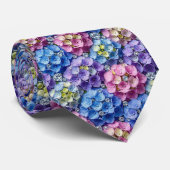 Hydrangeas & Diamonds | Hochzeits- und Eventhalske Krawatte (Gerollt)