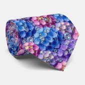 Hydrangeas & Diamonds | Hochzeits- und Eventhalske Krawatte (Gerollt)