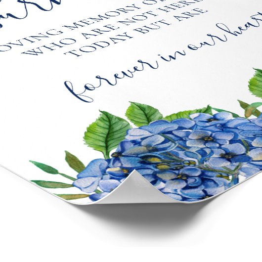 Hydrangeas diese Kerze verbrüht sich in das Liebes Poster (Ecke)