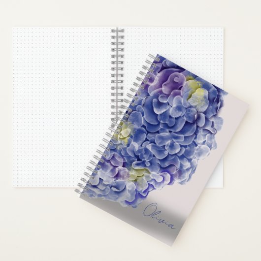 Hydrangeas Dot Grid BuJo Notizblock (Innen)