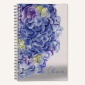 Hydrangeas Dot Grid BuJo Notizblock (Vorderseite)