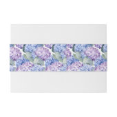 Hydrangeas Einladungsbanderole (Rückseitenbeispiel)