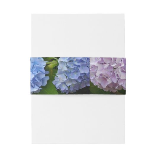 Hydrangeas Einladungsbanderole (Rückseitenbeispiel)