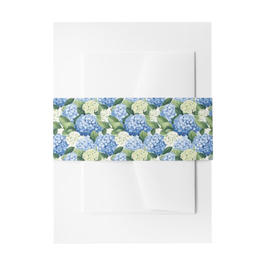 Hydrangeas Einladungsbanderole (Vorderseite Beispiel)