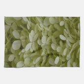 Hydrangeas Elegant Celadon Green Blume Geschirrtuch (Horizontal)