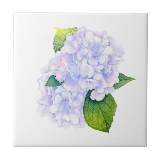 Hydrangeas Fliese (Vorderseite)