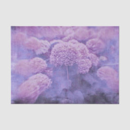 Hydrangeas Floral Chic Lila Vintage Textur Seidenpapier