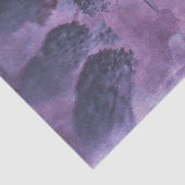 Hydrangeas Floral Lila Elegant Texturiert Vintag Seidenpapier (Ausschnitt)