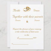 HYDRANGEAS FRAME - Einladung zur Hochzeit (Rückseite)