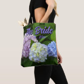 Hydrangeas für die Bride Tasche (Von Nahem)