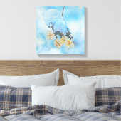 Hydrangeas, gefroren leinwanddruck (Insitu (Schlafzimmer))