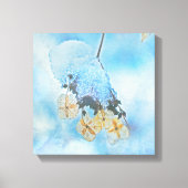 Hydrangeas, gefroren leinwanddruck (Vorderseite)