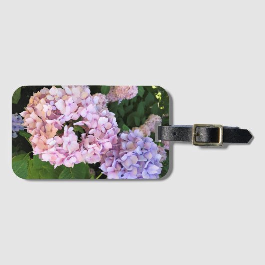 Hydrangeas Gepäckanhänger (Vorderseite (Horizontal))