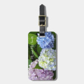 Hydrangeas Gepäckanhänger (Vorderseite vertikal)