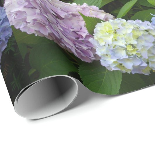Hydrangeas Geschenkpapier (Rolleneckpunkt)