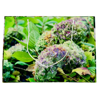 Hydrangeas-Geschenktasche Große Geschenktüte