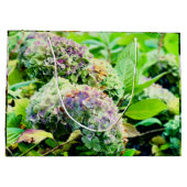 Hydrangeas-Geschenktasche Große Geschenktüte (Rückseite)