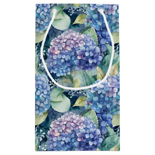 Hydrangeas-Gifttasche Kleine Geschenktüte (Rückseite)
