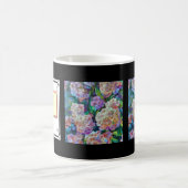 Hydrangeas Hortensia Abstrakte Kunst Kaffeetasse (Mittel)