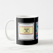 Hydrangeas Hortensia Abstrakte Kunst Kaffeetasse (Links)