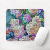 Hydrangeas Hortensia Abstrakte Kunst Mousepad (Mit Mouse)