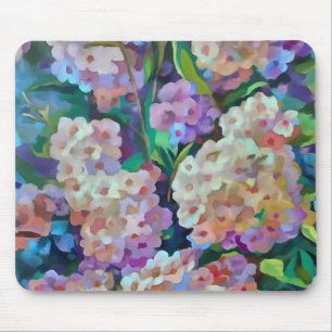 Hydrangeas Hortensia Abstrakte Kunst Mousepad