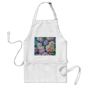 Hydrangeas Hortensia Abstrakte Kunst Schürze