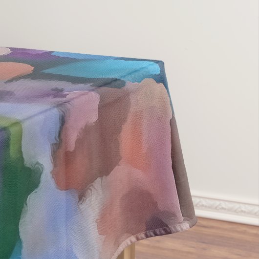 Hydrangeas Hortensia Abstrakte Kunst Tischdecke (Beispiel)