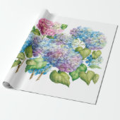 Hydrangeas in Bloom Geschenkpapier (Ungerollt)