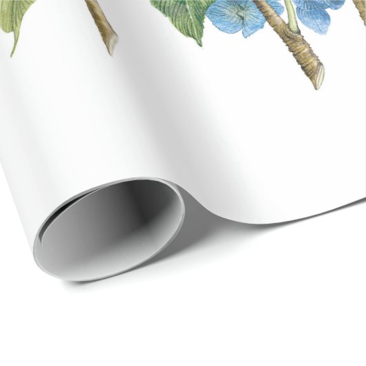 Hydrangeas in Bloom Geschenkpapier (Rolleneckpunkt)