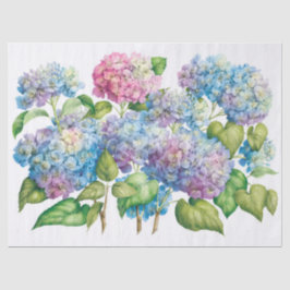 Hydrangeas in Bloom Seidenpapier