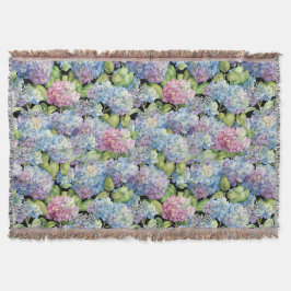 Hydrangeas in der Blüte Decke