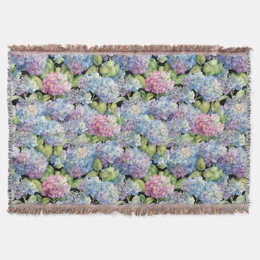 Hydrangeas in der Blüte Decke (Vorderseite)
