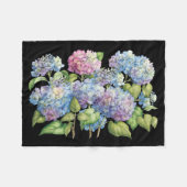 Hydrangeas in der Blüte Fleecedecke (Vorderseite (Horizontal))